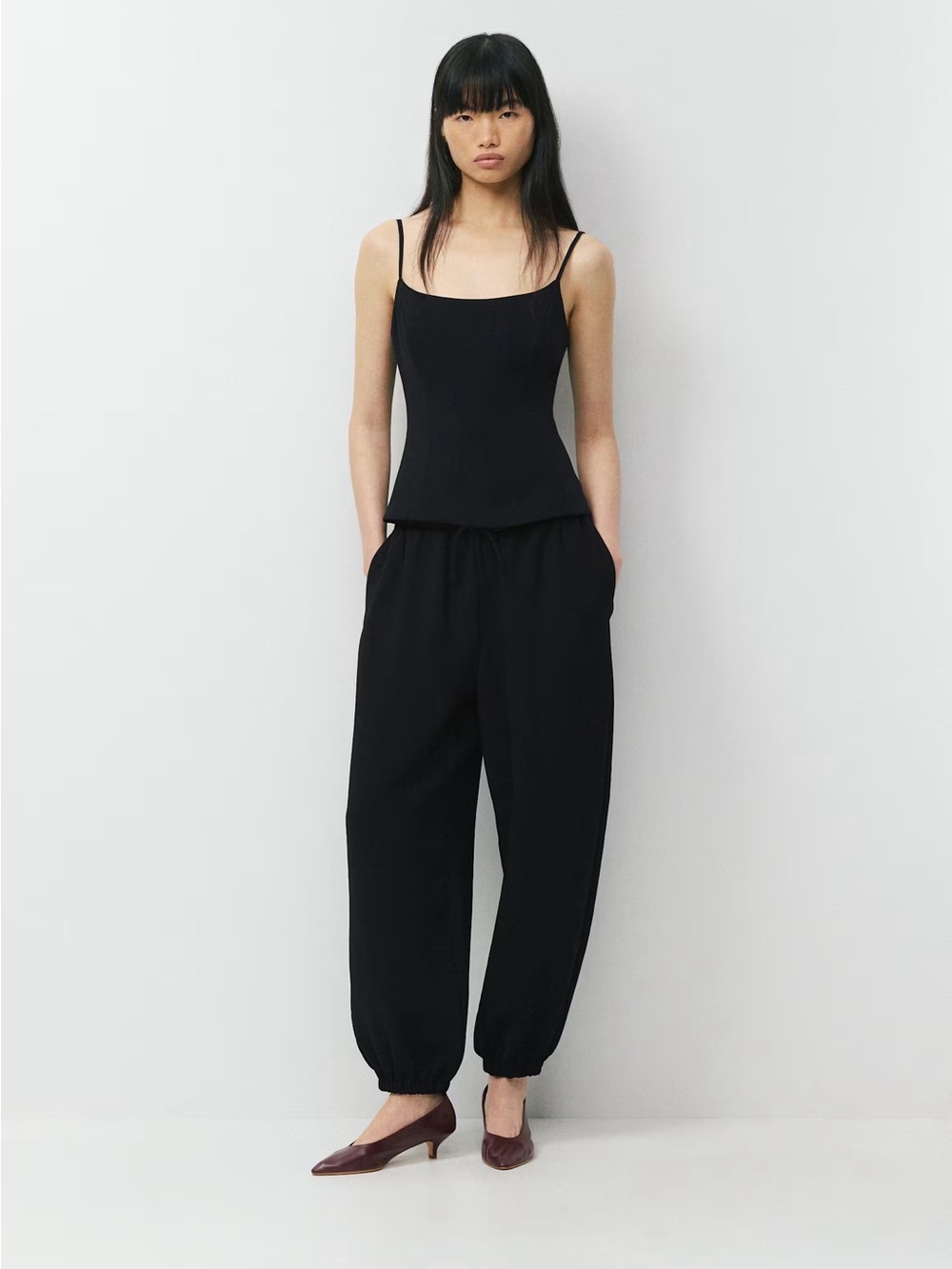 NWT - Aritzia Altar Bustier - Crepette - bustier tank top in black | LARGE